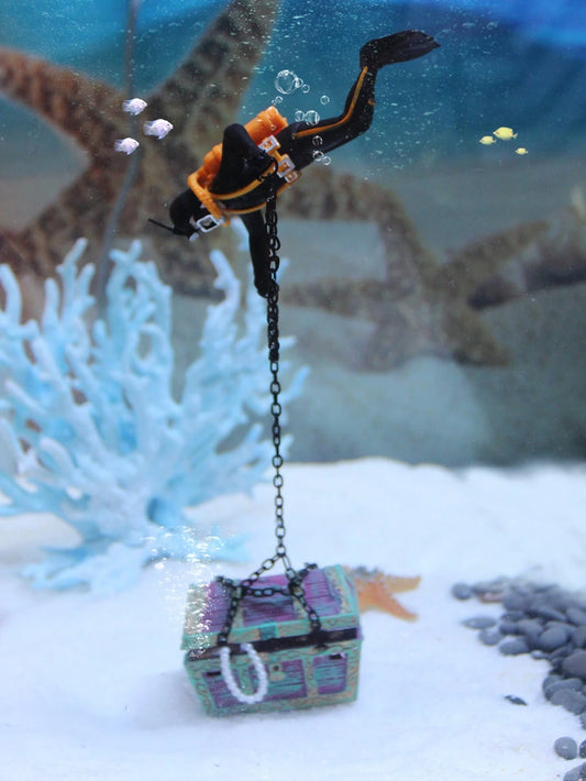 Diver Aquarium Decor
