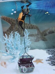 Diver Aquarium Decor