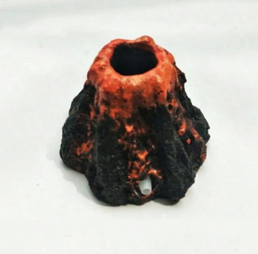 Volcano air stone aquarium decor