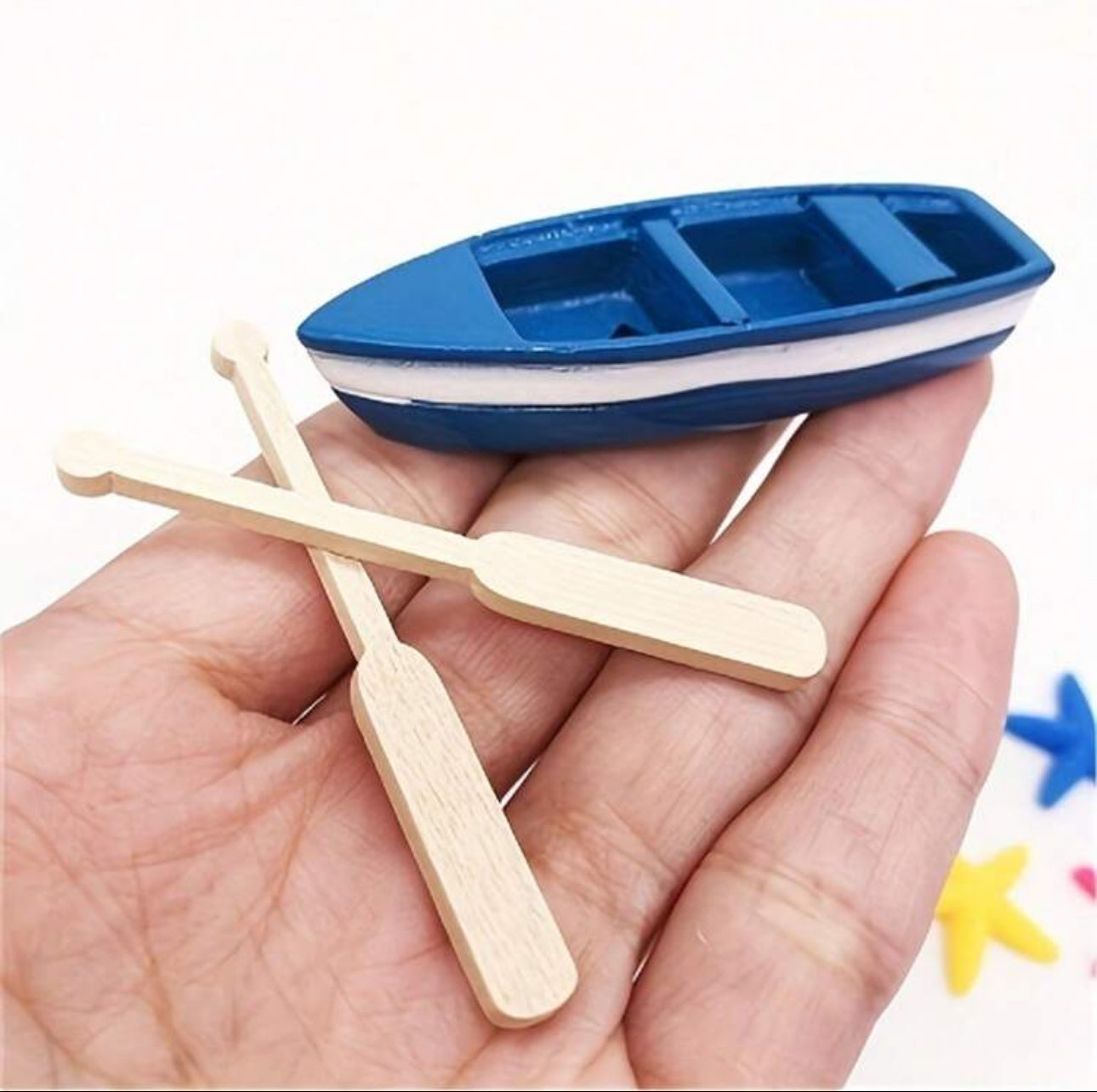 Mini Boat with Oar