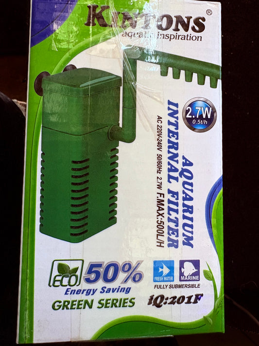 Kintons Aquarium Internal filter (nano aquarium)
